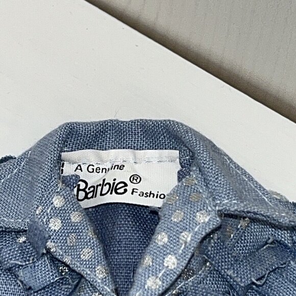 Vintage Barbie THE JEANS LOOK Fashions #4329 Skirt Jacket Boots (1987) Mattel - Picture 3 of 8